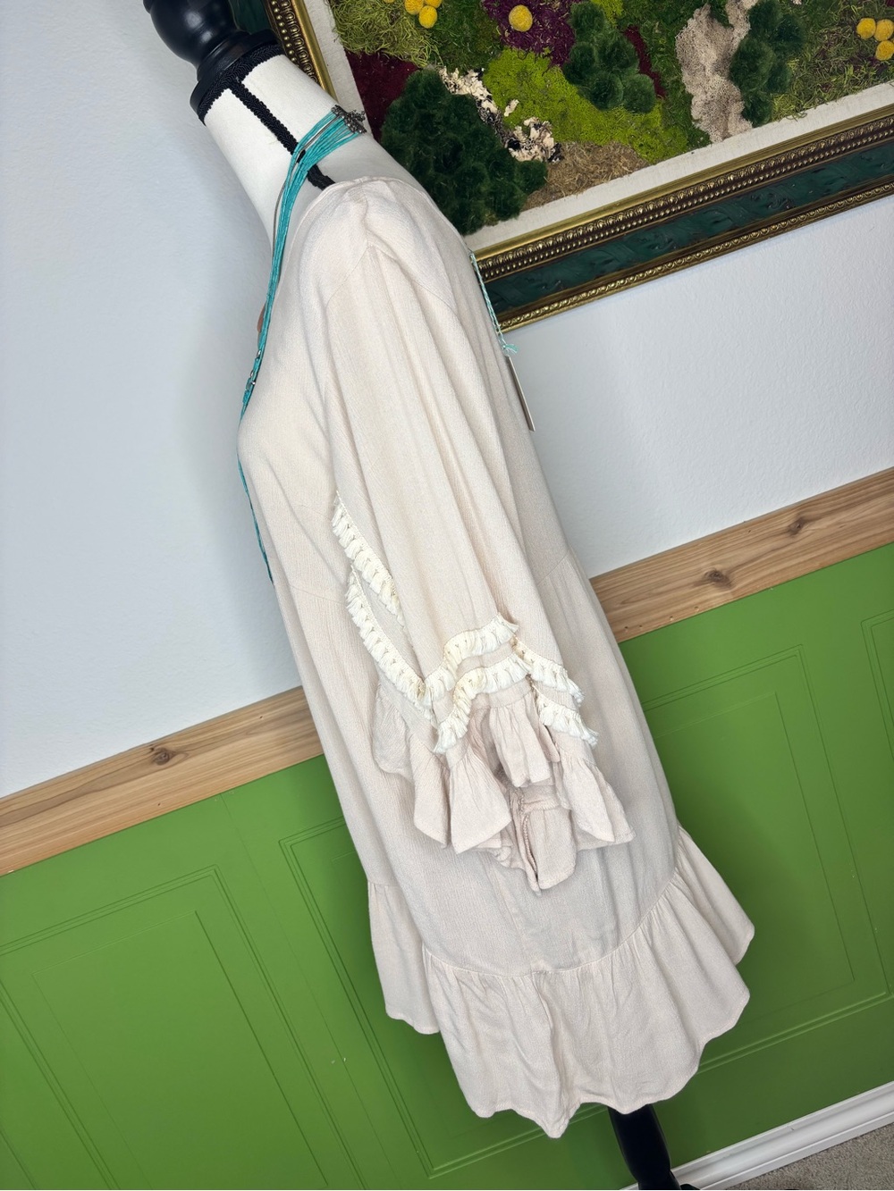 NWT Umgee Scoop Neck Tunic Dress - Picture 5 of 10